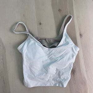Lululemon align white crop tank top